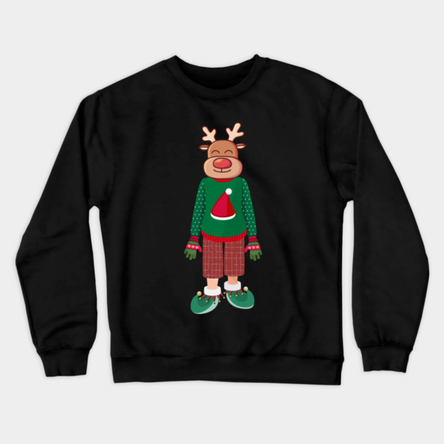 Funny-Christmas Crewneck Sweatshirt by Creatifly Graphic Tees