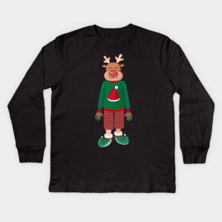 Funny-Christmas Kids Long Sleeve T-Shirt