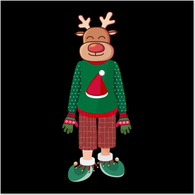 Funny-Christmas Wall Art by Creatifly Graphic Tees