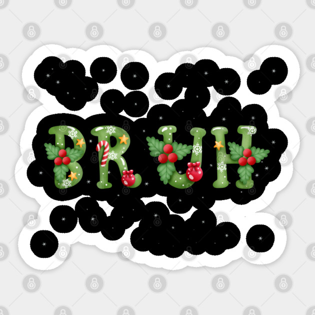 Funny-Christmas Sticker by Creatifly Graphic Tees