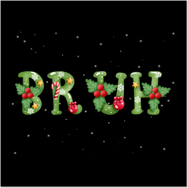Funny-Christmas Wall Art by Creatifly Graphic Tees