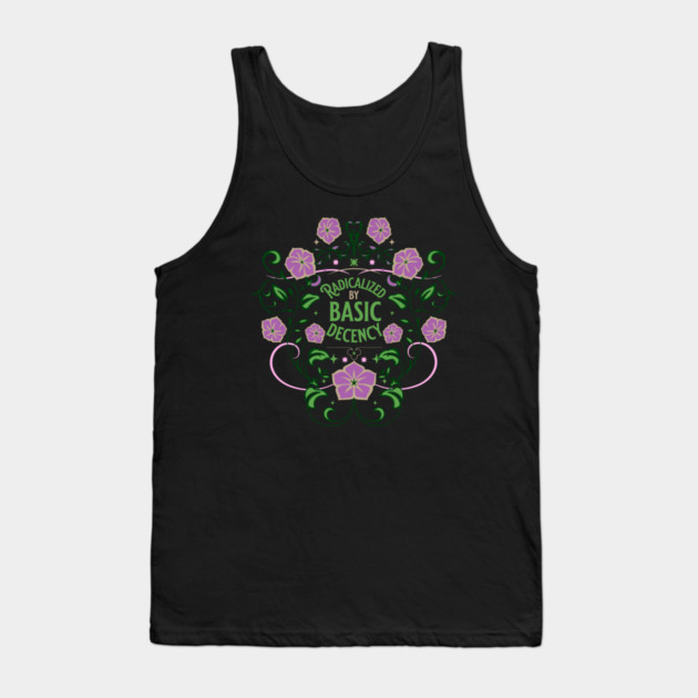 Radicalized by Basic Decency Tank Top by casualteesinc