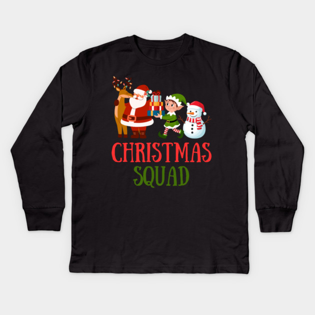 Funny-Christmas Kids Long Sleeve T-Shirt by Creatifly Graphic Tees