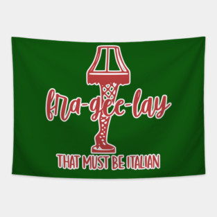 A Christmas Story Fra-Gee-Lay Leg Lamp Novelty Christmas Tapestry