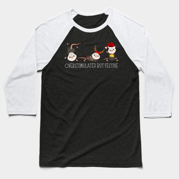 Funny-Christmas Baseball T-Shirt by Creatifly Graphic Tees