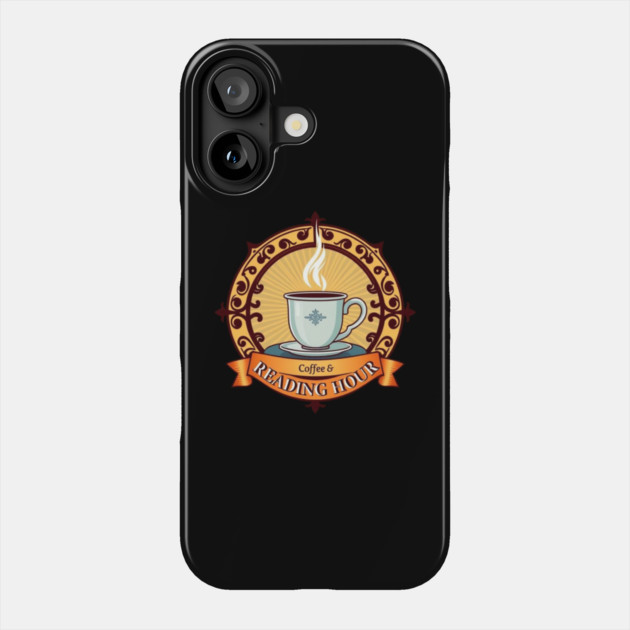 Victorian Coffee & Reading  books Phone Case by SR8891