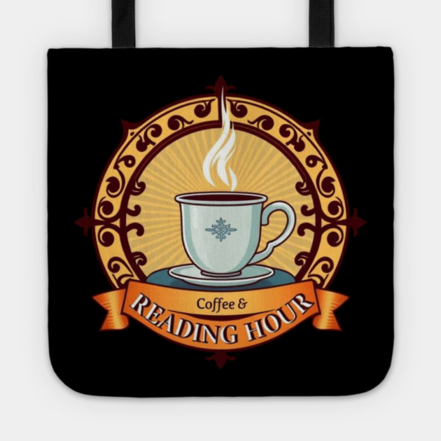 Victorian Coffee & Reading  books Tote by SR8891