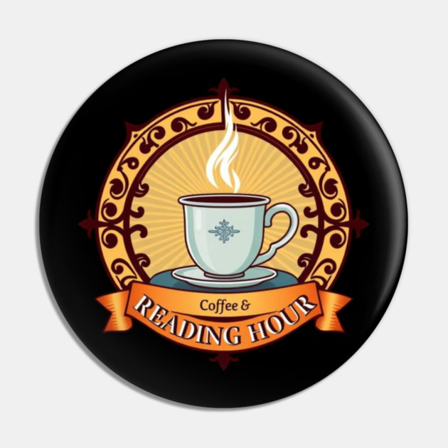 Victorian Coffee & Reading  books Pin by SR8891