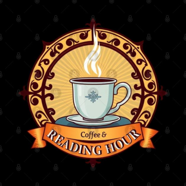 Victorian Coffee & Reading  books by SR8891