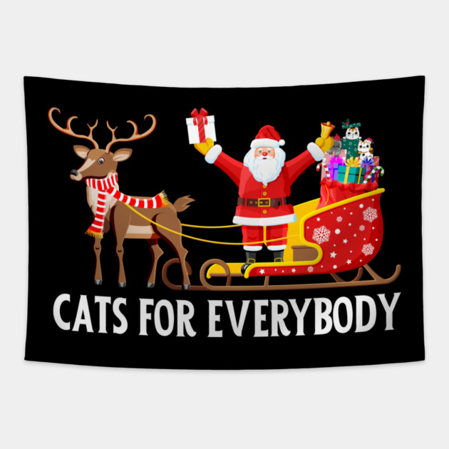 Funny-Christmas Tapestry by Creatifly Graphic Tees