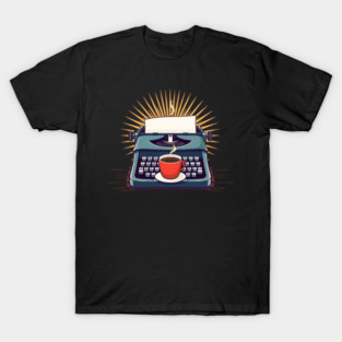 Typewriters and Turkish Coffee books T-Shirt