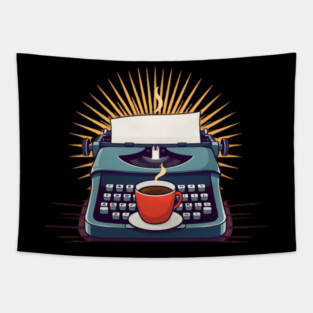 Typewriters and Turkish Coffee books Tapestry