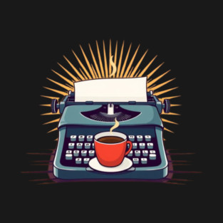 Typewriters and Turkish Coffee books T-Shirt