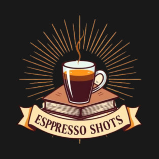 Sepia Books and Espresso Shots T-Shirt