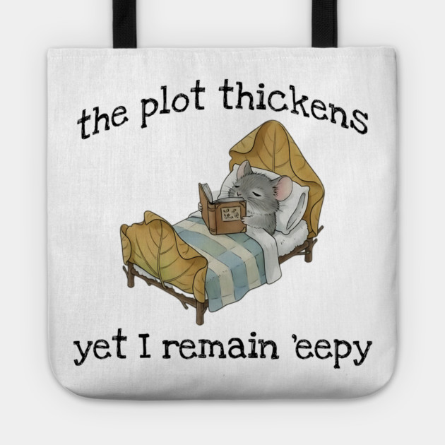 Cute Mouse: The Plot Thickens Yet I Remain 'eepy Tote by Luxinda