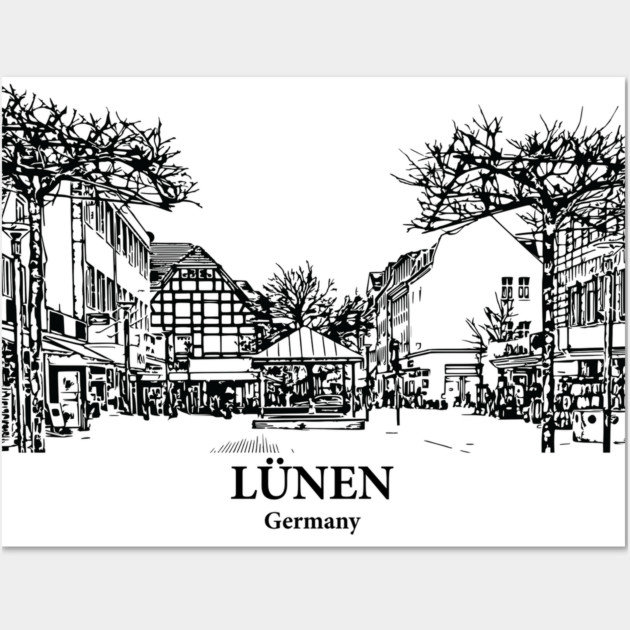 Lünen - Germany Wall Art by Lakeric