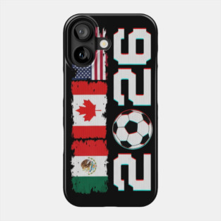Glitched United 2026 Cup - North America Emblem Part 2 Phone Case