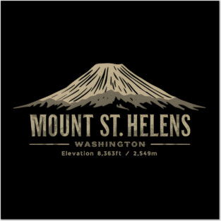 Mount St. Helens - Washington Posters and Art