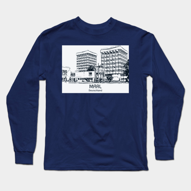 Marl - Deutschland Long Sleeve T-Shirt by Lakeric