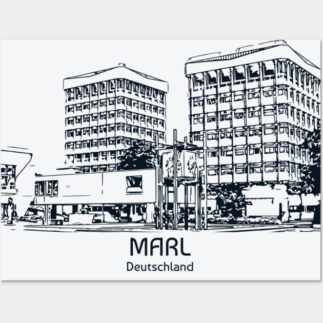 Marl - Deutschland Wall Art by Lakeric