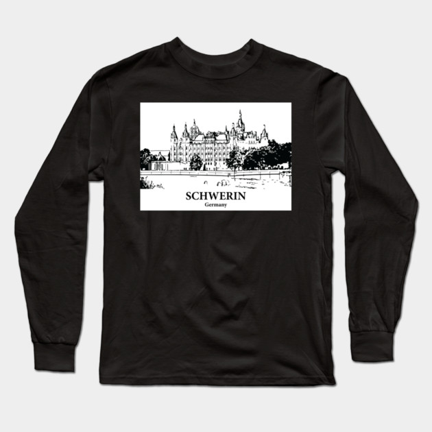 Schwerin - Germany Long Sleeve T-Shirt by Lakeric