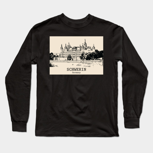 Schwerin - Germany Long Sleeve T-Shirt by Lakeric