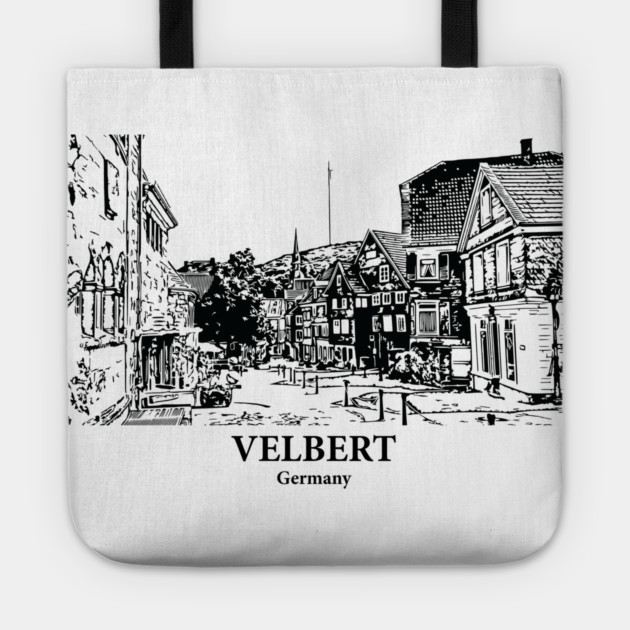 Velbert - Germany Tote by Lakeric
