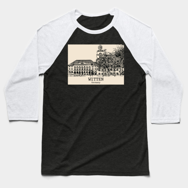 Witten - Germany Baseball T-Shirt by Lakeric