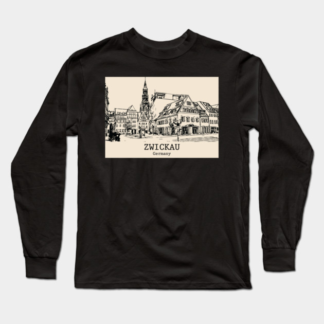 Zwickau - Germany Long Sleeve T-Shirt by Lakeric