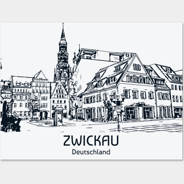 Zwickau - Deutschland Wall Art by Lakeric