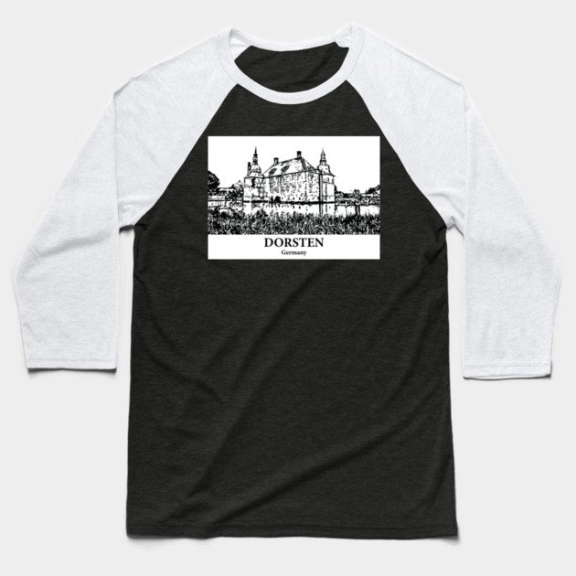 Dorsten - Germany Baseball T-Shirt by Lakeric