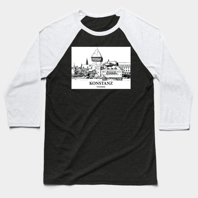 Konstanz - Germany Baseball T-Shirt by Lakeric