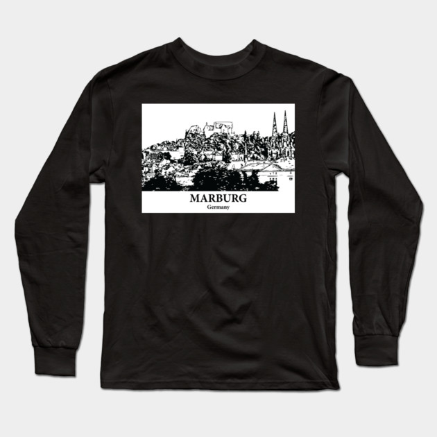 Marburg - Germany Long Sleeve T-Shirt by Lakeric