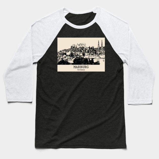 Marburg - Germany Baseball T-Shirt by Lakeric