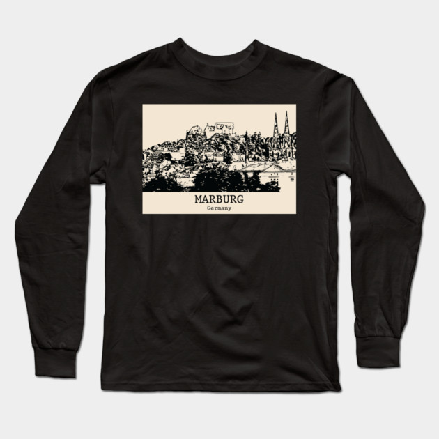 Marburg - Germany Long Sleeve T-Shirt by Lakeric