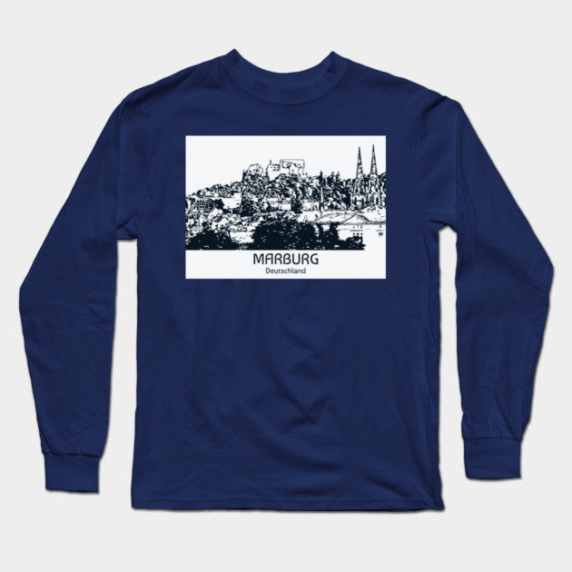 Marburg - Deutschland Long Sleeve T-Shirt by Lakeric