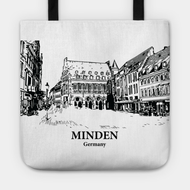 Minden - Germany Tote by Lakeric