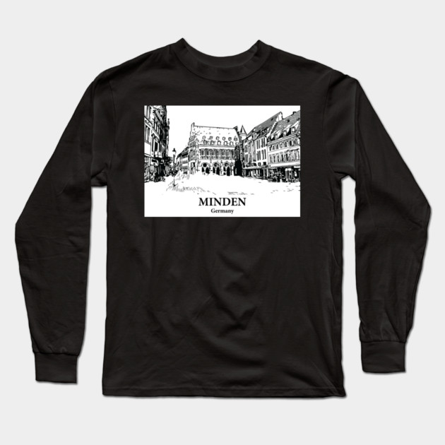 Minden - Germany Long Sleeve T-Shirt by Lakeric