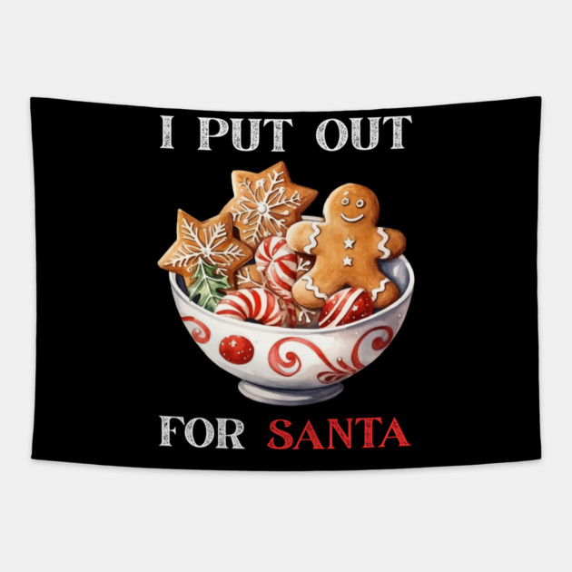 Funny-Christmas Tapestry by Creatifly Graphic Tees