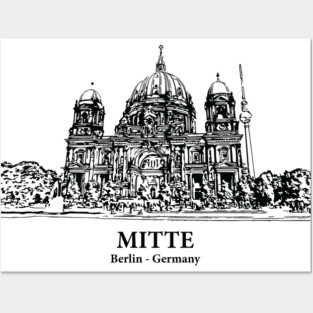 Mitte - Germany Posters and Art