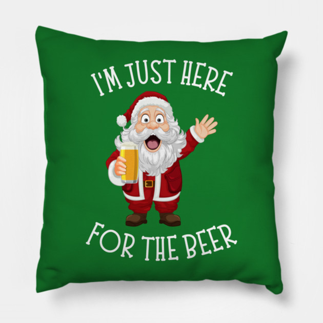 Funny-Christmas Pillow by Creatifly Graphic Tees