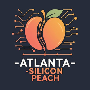 Atlanta Silicon Peach Clothing & Swag T-Shirt