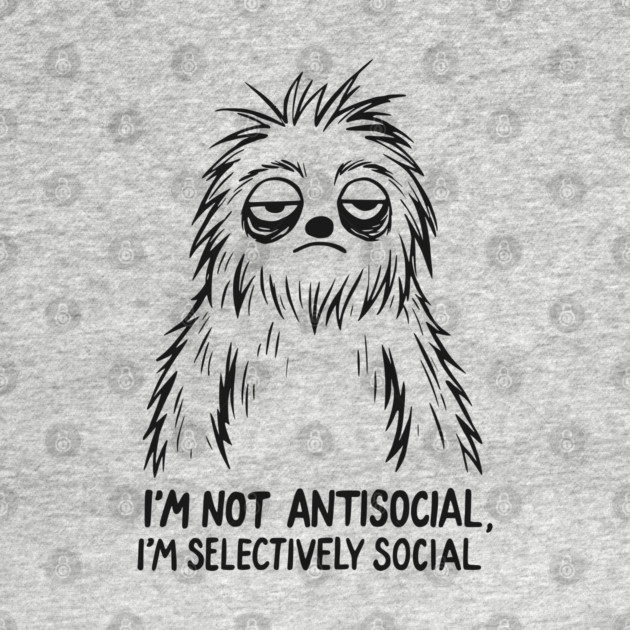 Sarcastic Goth Emo Antisocial T-Shirt by TurnEffect