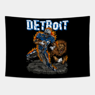 detroit-lions Tapestry