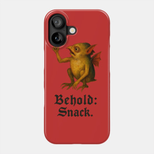 Boschkies: Behold: Snack Phone Case