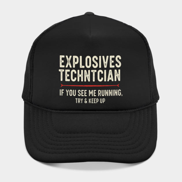 Explosives Tech Tee - Running is My Preferred Hobby by OUTFITPAW