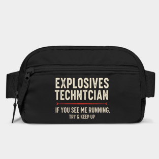 Explosives Tech Tee - Running is My Preferred Hobby Bag