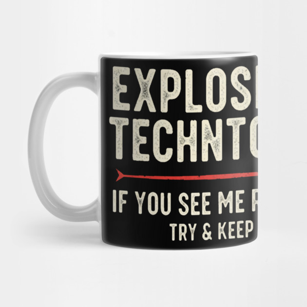 Explosives Tech Tee - Running is My Preferred Hobby by OUTFITPAW