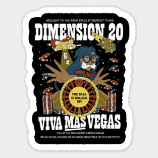 dimension 20 merch Sticker