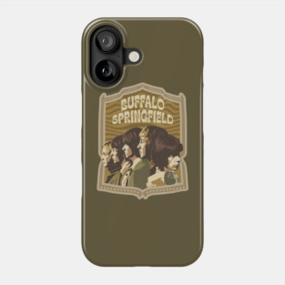 Buffallo SPringfield band, folk rock music 60s tshirt merch Phone Case